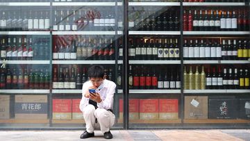 China is a major market for Australian wine exports.