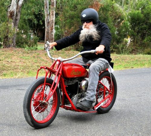 Mr Grylls started restoring Indian motorcycles at just 12 years old. 