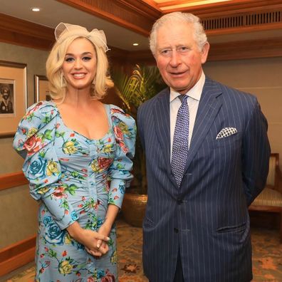 Katy Perry meets Prince Charles during royal tour of India