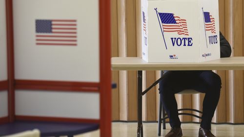 Michigan voting booth