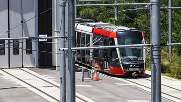 Inner West Light rail, trams. Lilyfield. Light rail is closed for up to 18months for repair work to be carried out on the carraiges due to cracks being found. 7th December 2021 Photo Louise Kennerley
