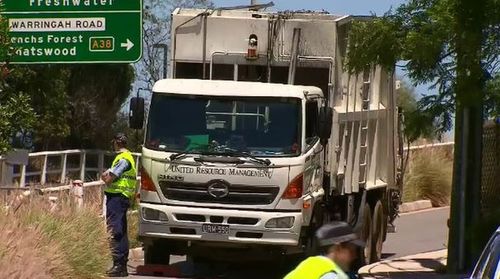 The garbage truck company URM is being raided today. (9NEWS)
