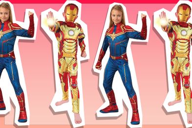 9PR: Rubie's Captain Marvel and Rubie's Iron Man