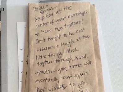 bride and groom relationship advice from passengers