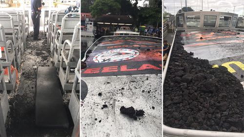 Hawaii tour boat operators plan to continue taking visitors to see lava, despite an explosion sending molten rock barrelling through the roof of a vessel yesterday and injuring 23. Image: EPA