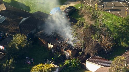 A major house fire has destroyed a home in Sydney's west.