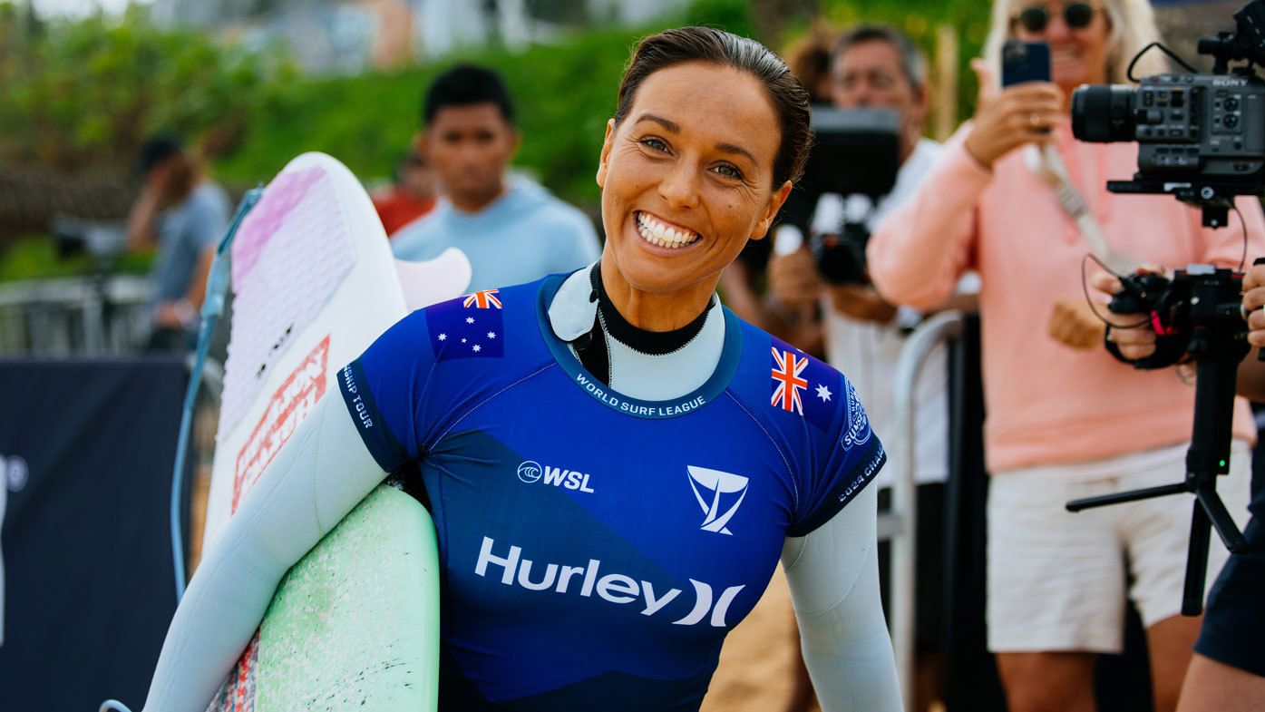 Australian surfer Sally Fitzgibbon.
