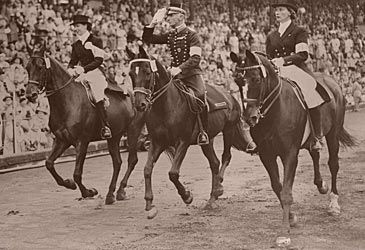 Where were equestrian events held during the1956 Summer Olympics?