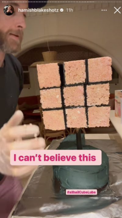 The Rubik's Cube cake (2023)