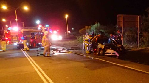 Fire  crews were called in to tackle the blaze. (WA Police)