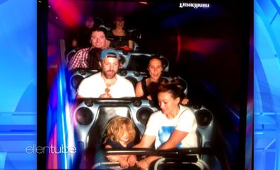 Jason Sudeikis and Olivia Wilde at Disneyland