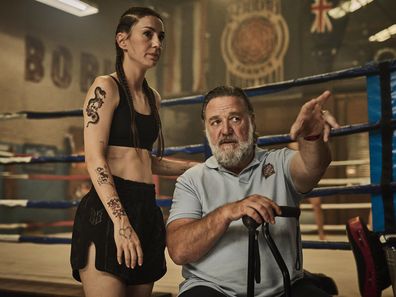 Amy Shark and Russell Crowe in Beast movie. 