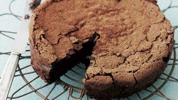 Image: Try our flourless chocolate hazelnut cake