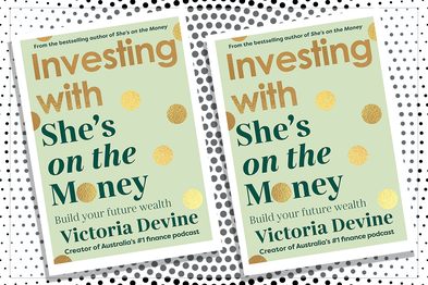 Investing with She's on the Money by Victoria Devine book cover