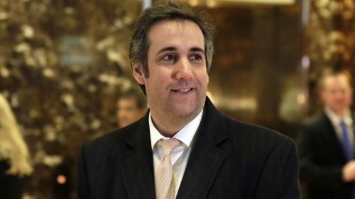 Michael Cohen, an attorney for Donald Trump, arrives in Trump Tower in New York. (AAP)