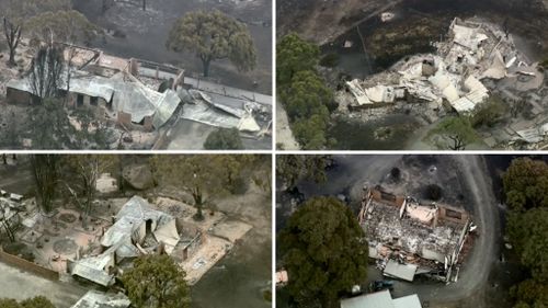 At least 1000 sheep and five horses killed in Victorian bushfires, as residents return to fire-ravaged properties