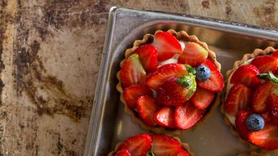 <strong>Strawberry tarts from the Bakery at The Grounds</strong>