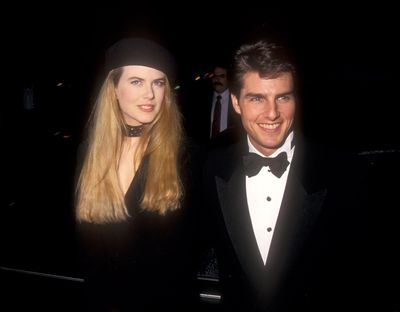 Nicole Kidman and Tom Cruise at the 1993 Golden Globes