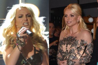 Stop the show…Britney obviously needs a toilet break...