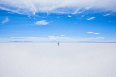 Salt plains of Lake Gairdner, South Australia