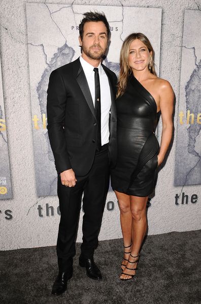 Justin Theroux, Jennifer Aniston, event, red carpet, movie premiere