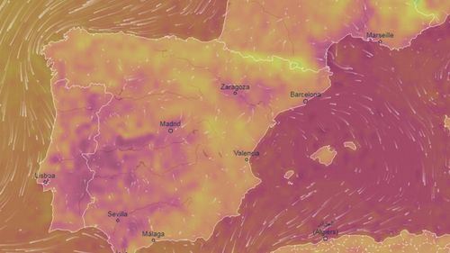 Spain and Portugal are experiencing weather more than 10C above the average for this time of year. 