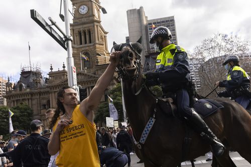 Sydney lockdown protest