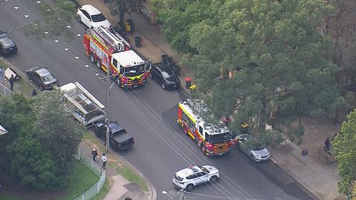 car fire on Targo Rd in Girraween. 