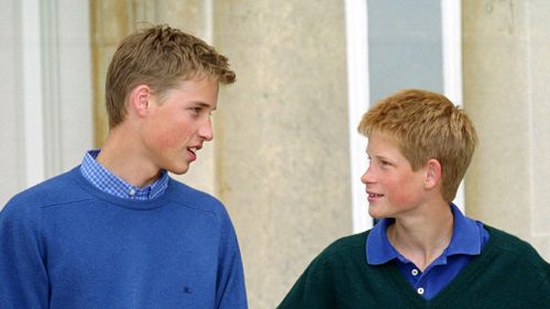 Prince William and Prince Harry at Highgrove, Gloucestershire in 1999. Picture: Getty