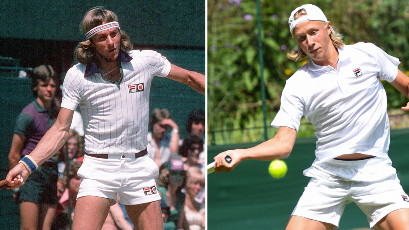 Bjorn Borg and his son Leo