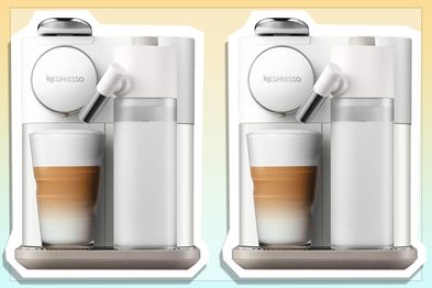 9PR: De'Longhi Nespresso Gran Lattissima Single-Serve Capsule Coffee Machine, White