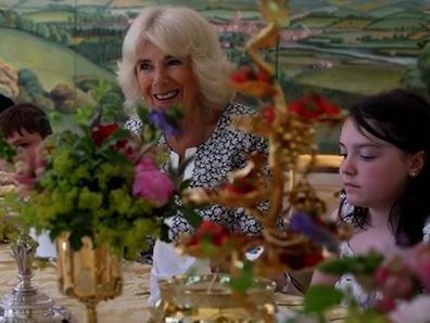 queen camilla tea party vip children guests missed buckingham palace garden party