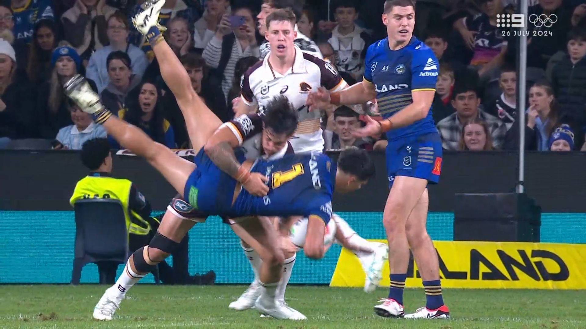 Kotoni Staggs dodges sanction after being put on report in Brisbane's win over the Eels