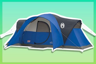 9PR: Coleman Montana 8-Person Tent, Blue