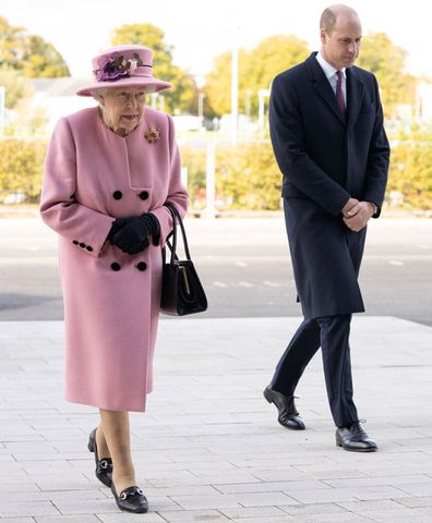 Queen Elizabeth and Prince William at Defence Science and Technology Laboratory (Dstl) in Porton Down, UK