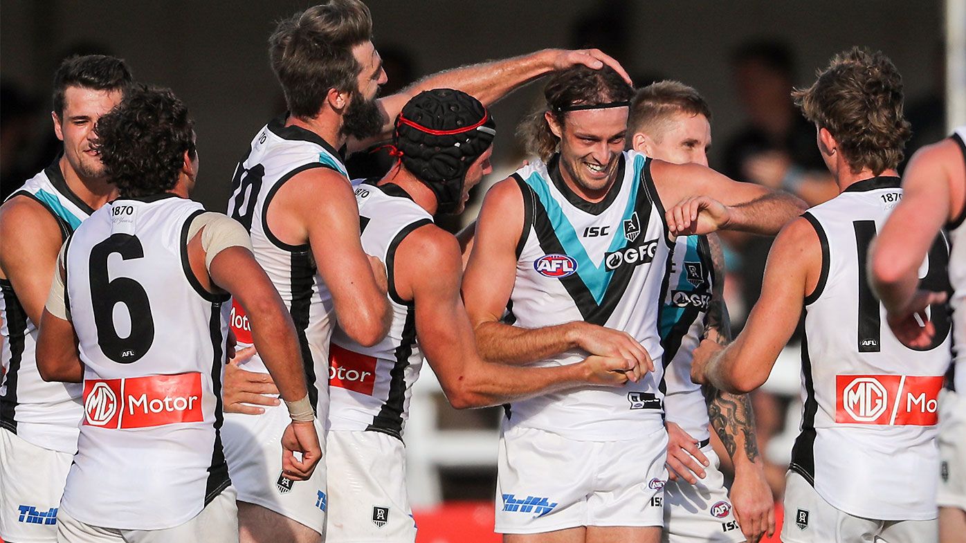 'Look out, we're coming': Port Adelaide coach Ken Hinkley issues warning to AFL after pre-season win