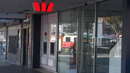 The man allegedly entered the Wells Street bank around 10.30am and was arrested on nearby Young Street. Picture: AAP.