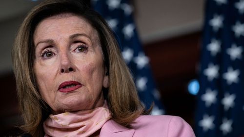 House Speaker Nancy Pelosi, seen here in 2020, and her leadership team ran through their options on Jan. 7 and the overwhelming sentiment was impeachment was the way forward.