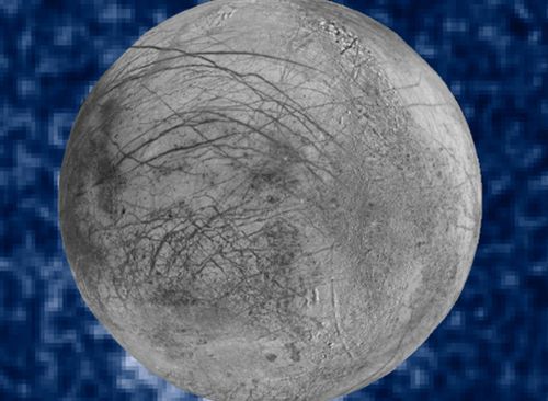 Jupiter's moon Europa. (NASA)