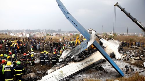US-Bangla Airlines Flight BS211 from Dhaka crashed on its second landing attempt.