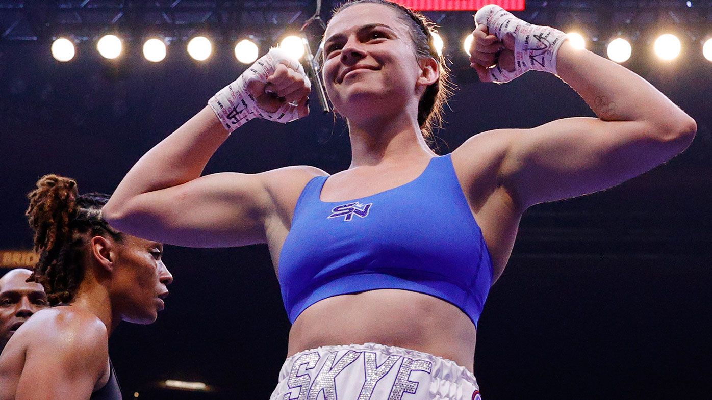 Skye Nicolson becomes first Aussie woman to fight at Madison Square Garden, defeats American opponent