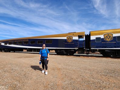 rocky mountaineer Rockies to the Red Rocks route two-day rail journey between Denver, Colorado, and Moab, Utah, with an overnight stay in Glenwood Springs, Colorado.