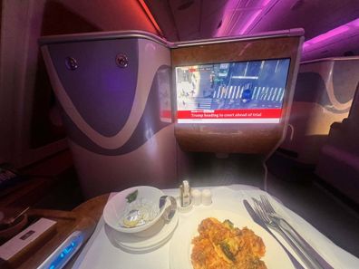 Emirates A380 business class