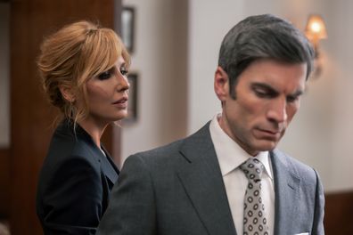 Kelly Reilly as Beth Dutton and Wes Bentley as Jamie Dutton on episode 510 of Paramount Network's Yellowstone