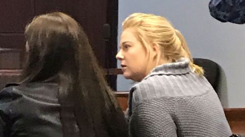 Cassie during her most recent court appearance. (AAP)