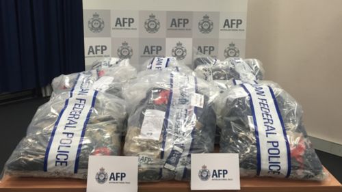 More than 1.2 tonnes of MDMA were seized by Australian Federal Police. (AFP)