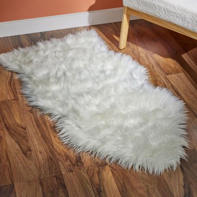 Faux fur rug: $19.99