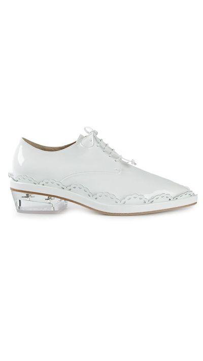 <a href="http://www.farfetch.com/au/shopping/women/simone-rocha-scalloped-trim-lace-up-shoes-item-10934839.aspx?storeid=9436&amp;ffref=lp_38_5_" target="_blank">Scallop Trim Lace Up Shoes, $997, Simone Rocha</a>