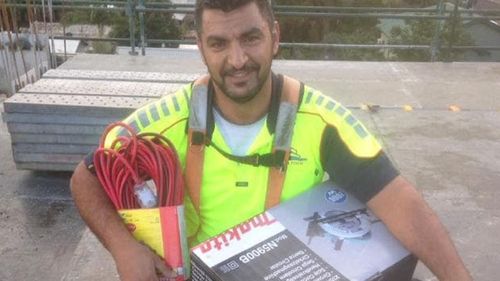 Mohamad Riche has been identifed as a the construction worker who died after falling five storeys on site in western Sydney