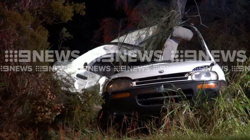 A 22-year-old NSW driver was killed after his car came off a road on the NSW Far North Coast and hit a tree overnight.